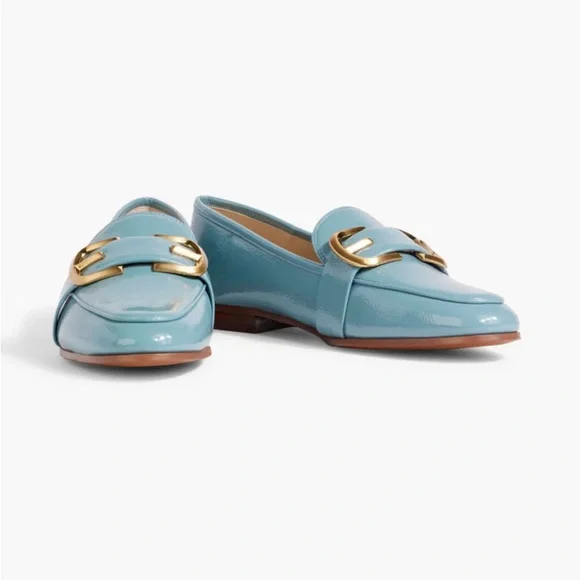 SAM EDELMAN Leonie Buckle Faux Patent Leather Loafers - Women’s Size 6 - New - Picture 3 of 10